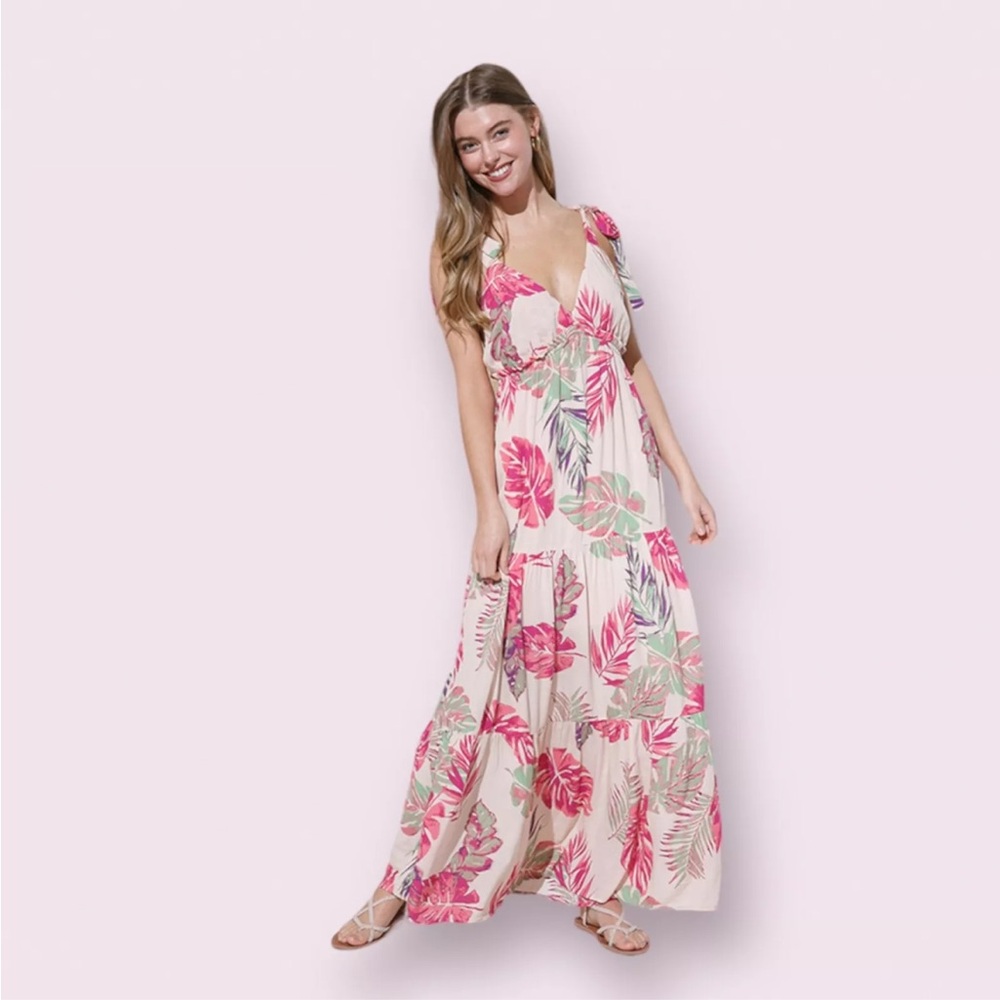 Gorgeous ILLA ILLA tropical maxi dress, M - Picture 4 of 8